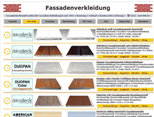 Tablet Screenshot of normtex-nailite.fassadenverkleidung.com