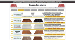 Desktop Screenshot of fassadenplatte.fassadenverkleidung.com