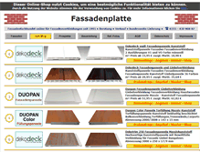 Tablet Screenshot of fassadenplatte.fassadenverkleidung.com