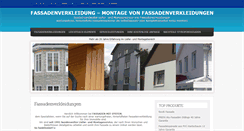 Desktop Screenshot of fassadenverkleidung.org