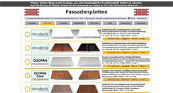 Desktop Screenshot of fassadenplatten.fassadenverkleidung.com