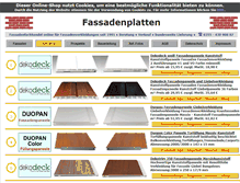 Tablet Screenshot of fassadenplatten.fassadenverkleidung.com